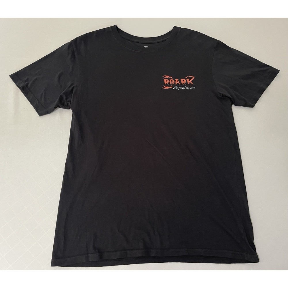Roark Artifacts of Adventure Expediciones Graphic T-Shirt Mens M Charcoal Black
